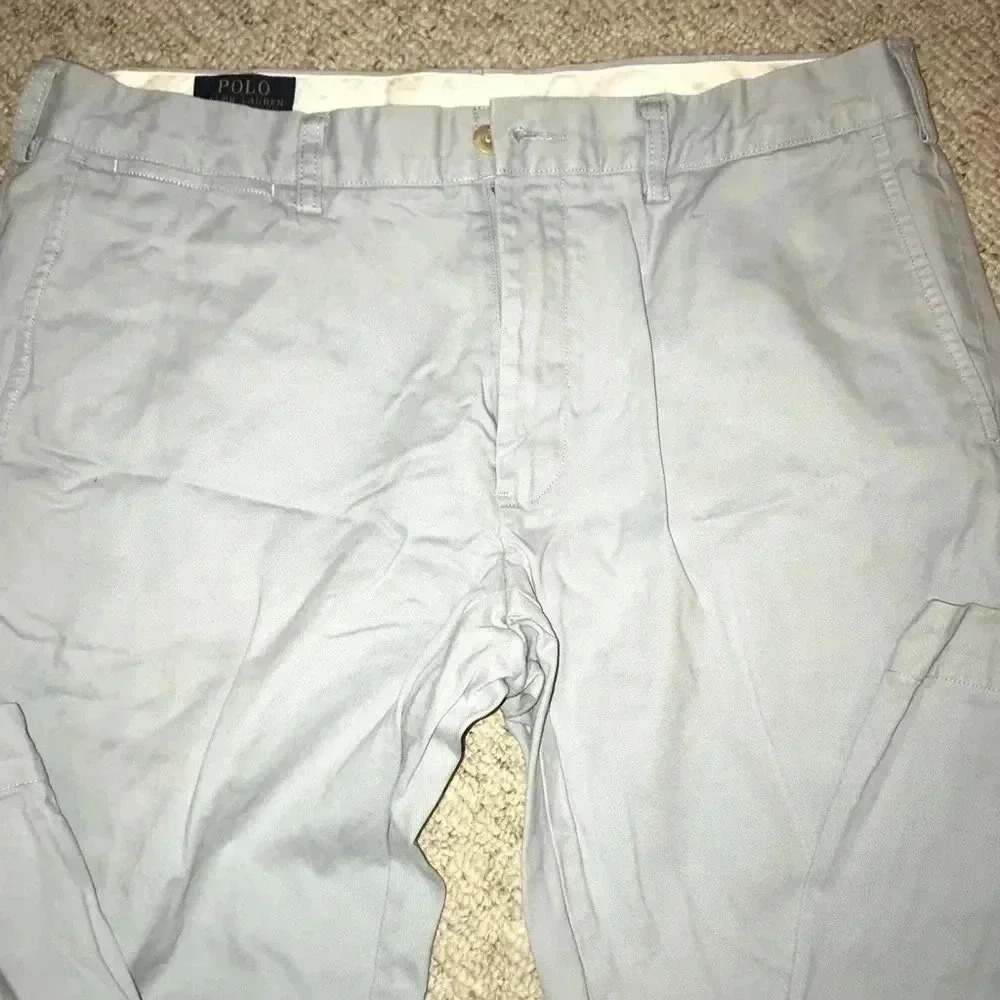 COPY - MENS POLO LIGHT BLUE SLACKS SIZE 35-32